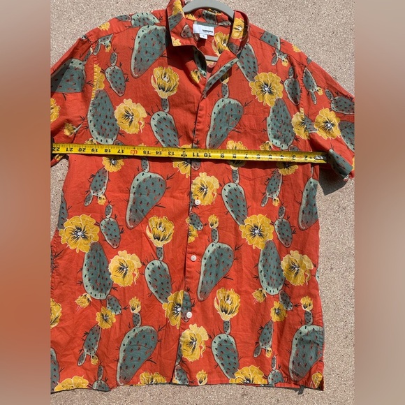 Sonoma Red and Green Casual Button Down Shirt Size Large - Picture 7 of 7